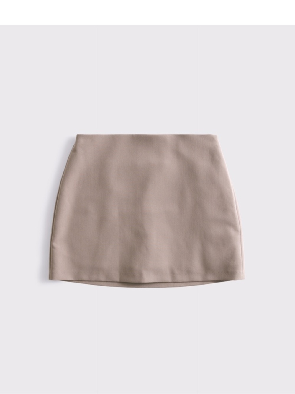 NWT Abercrombie & Fitch Deep Taupe Scarlett Suiting Mini Skort (Size XS)